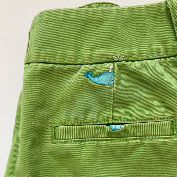 J. Crew Whale Embroidery Print Green Mini Skirt 100% Cotton Size 4 - Picture 3 of 9
